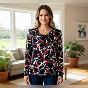 *30off3* NWOT. Ann Klein Obstruct Color Top.